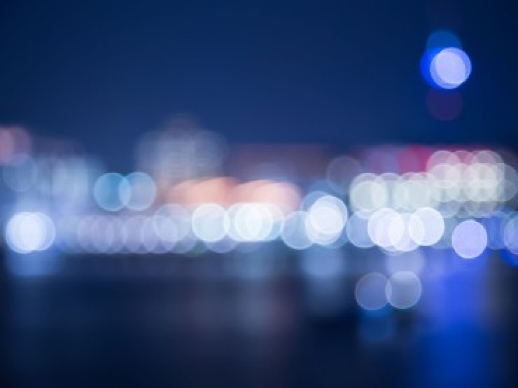 blurred lights